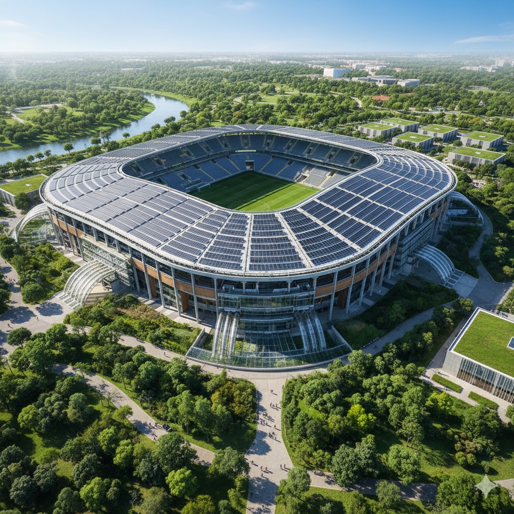 Estádios Sustentáveis no Brasil: A Revolução Verde do Futebol Nacional e Seus Impactos